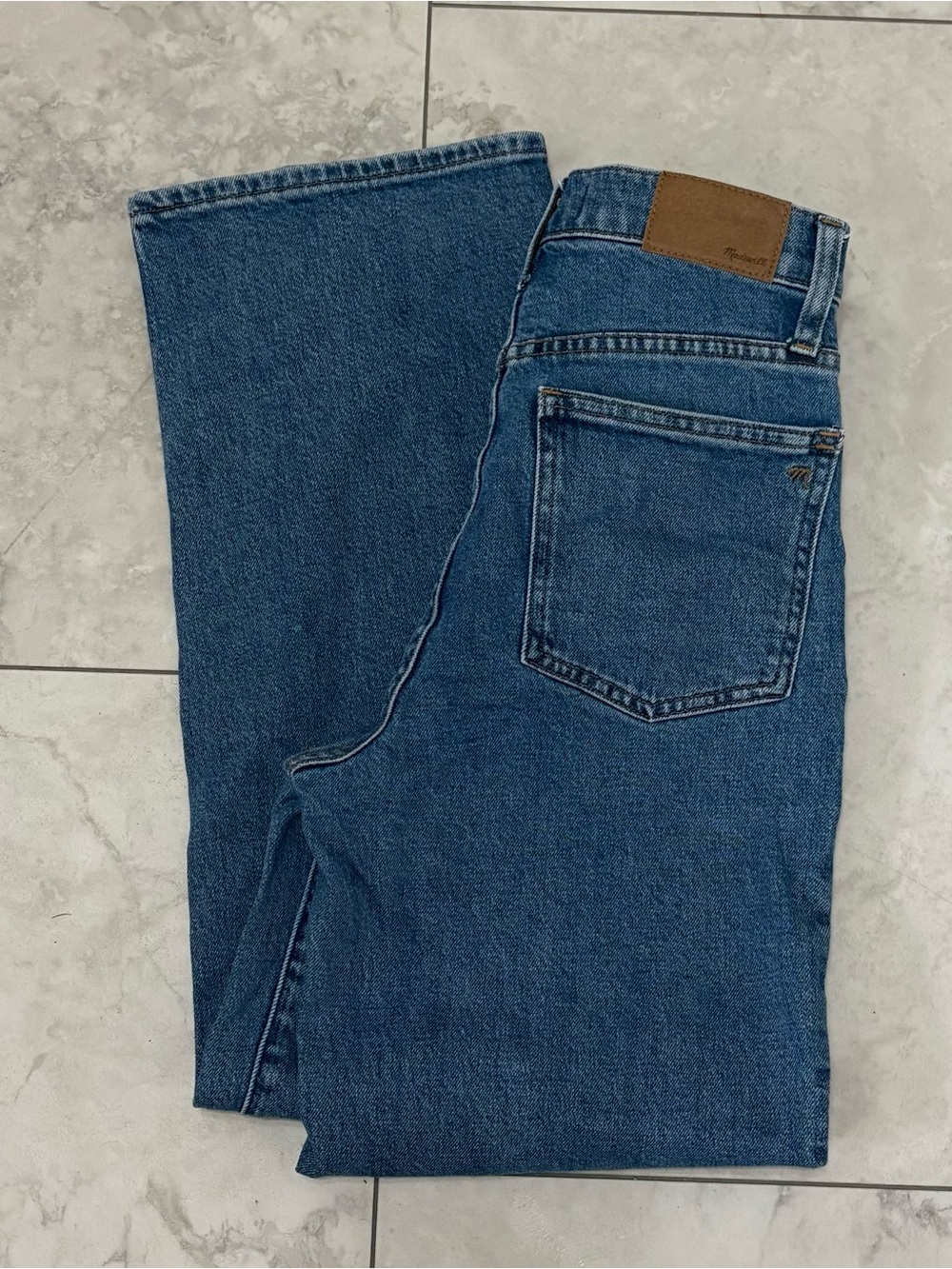 Women’s Madewell The Perfect Vintage Wide-Leg Crop Jean Size 25 - Picture 3 of 5